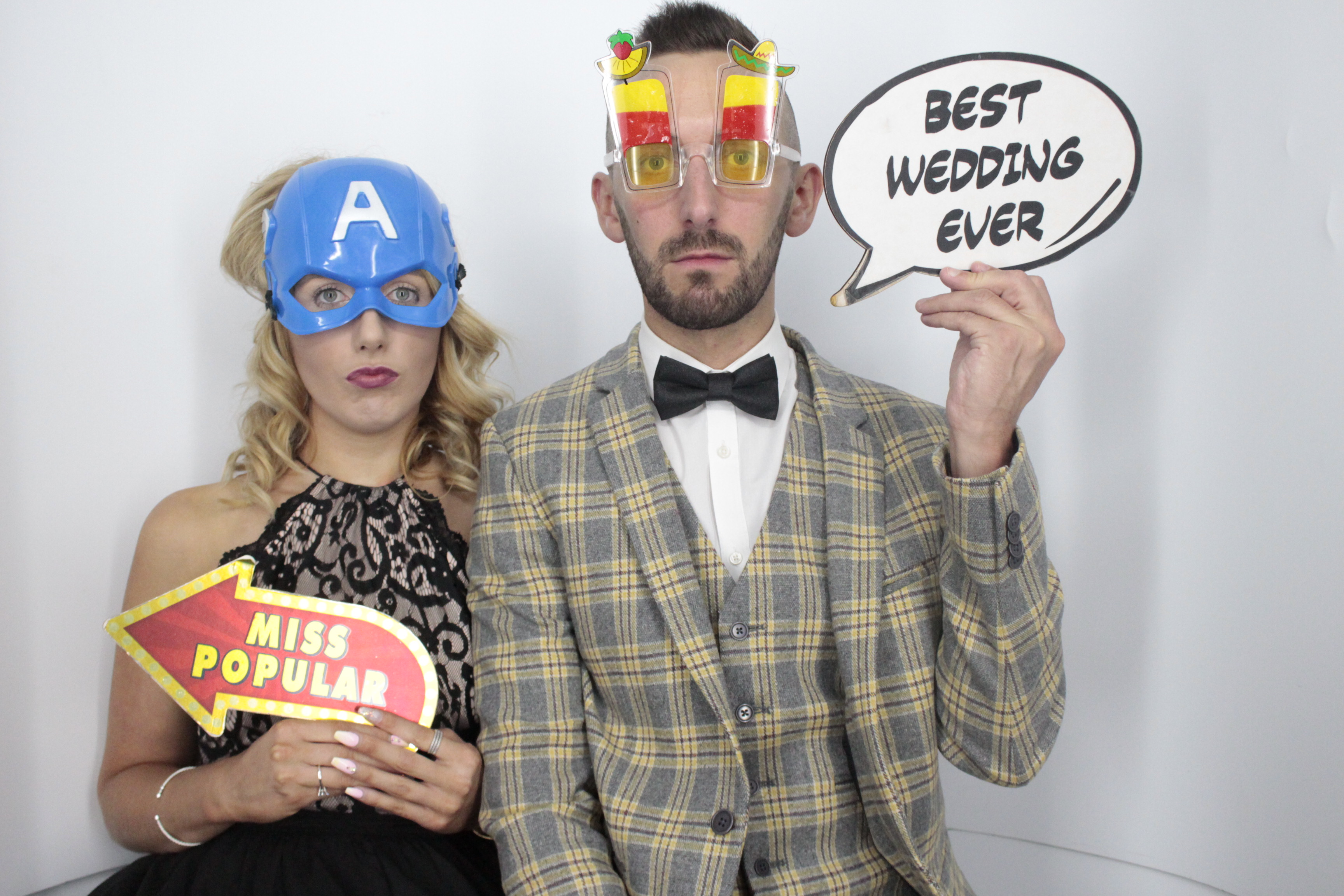 Kim & Andy's Wedding | View more photos from the event at gallery.myphotoboothexperience.co.uk/u/MyPhotoBoothExperienceLtd/Kim-Andys-Wedding